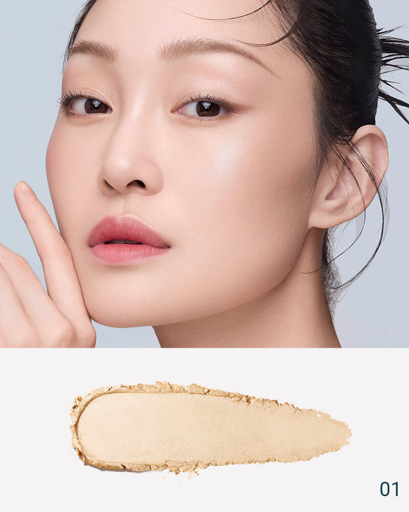 [Members Only] Twin-Lotus Relief Luminous Glow Highlighter + Soft Blooming Highlighter Brush