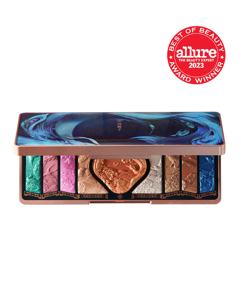 Floral Engraving Phoenix Makeup Palette