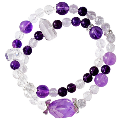 Amethyst Bracelet | Spiritual Wisdom | Guardian of Happiness