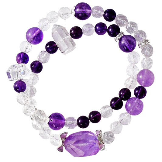Amethyst Bracelet | Spiritual Wisdom | Guardian of Happiness