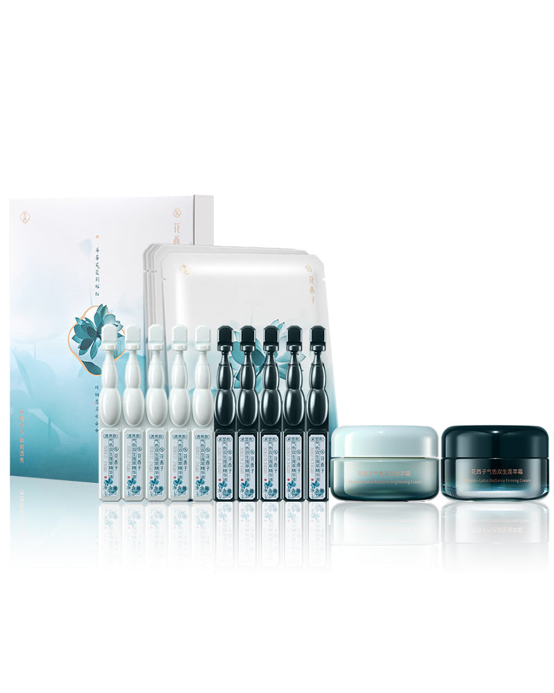 Lotus Radiance Dual-Action Complete Skincare Ritual Set