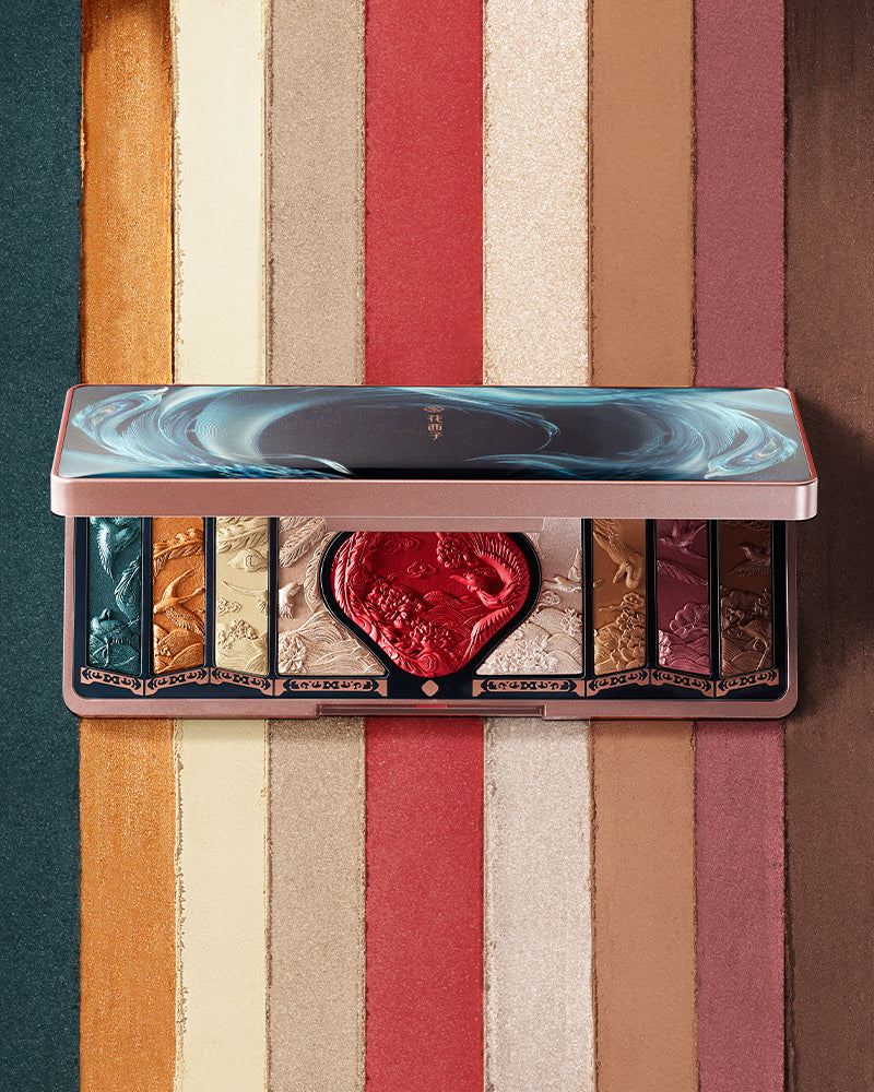 Floral Engraving Phoenix Makeup Palette