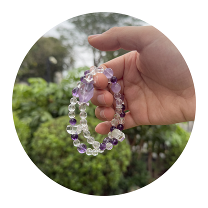 Amethyst Bracelet | Spiritual Wisdom | Guardian of Happiness