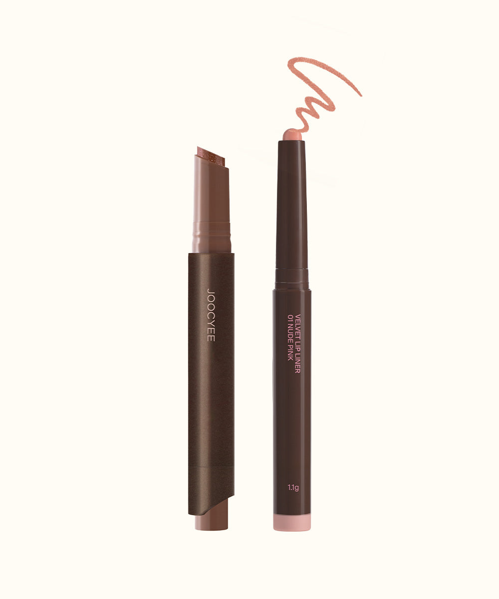 Glossy Rouge & Velvet Lip Liner Duo