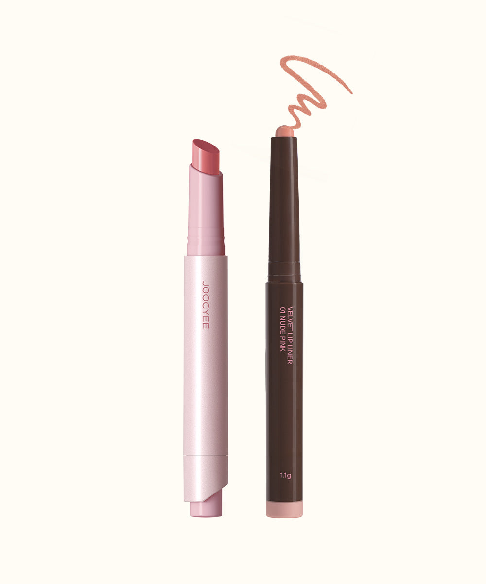 Glossy Rouge & Velvet Lip Liner Duo