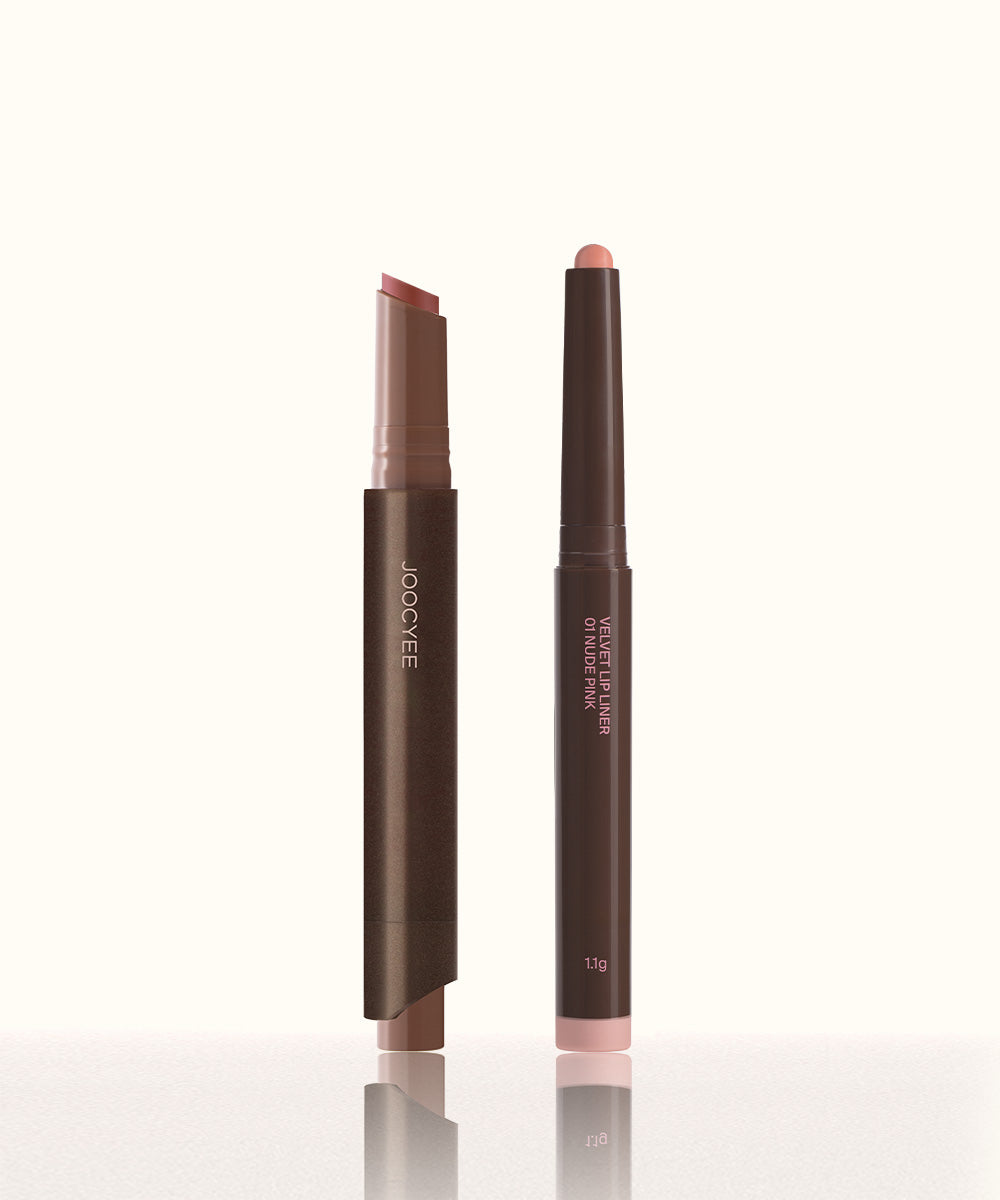 Glossy Rouge & Velvet Lip Liner Duo