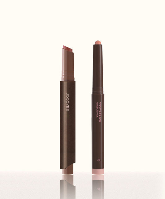 Glossy Rouge & Velvet Lip Liner Duo