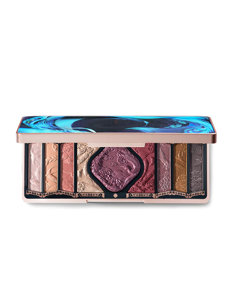 Floral Engraving Phoenix Makeup Palette