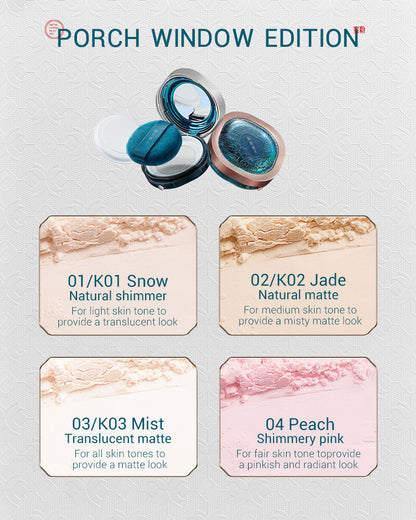 Fairy Peach Blossom Ultra-light Setting Powder (Porch Window Edition)