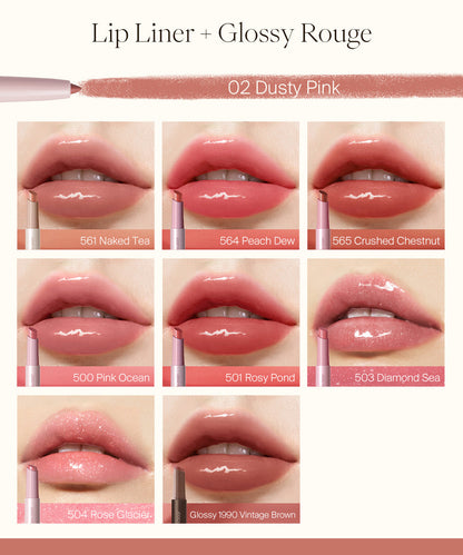 Glossy Rouge & Lip Liner Duo