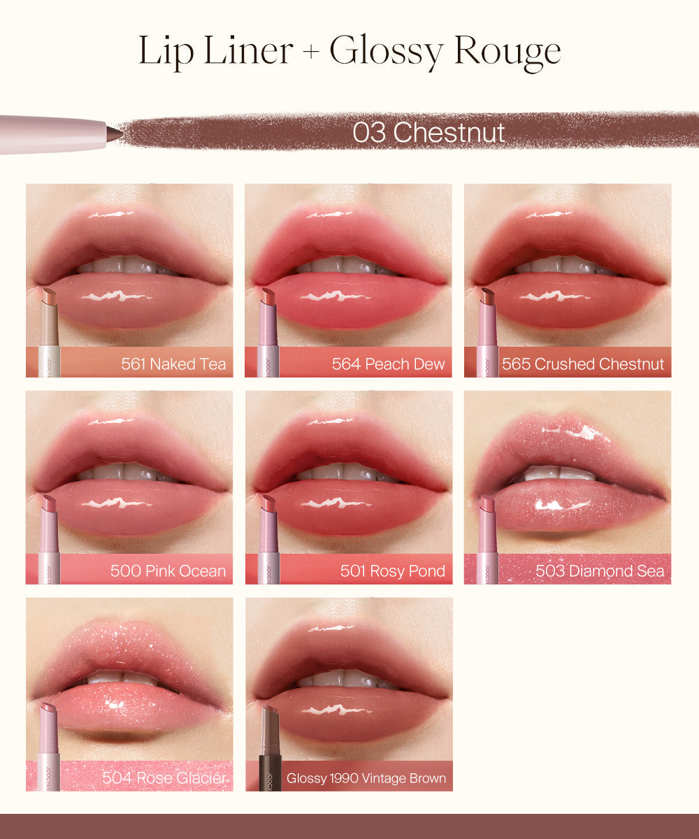 Glossy Rouge & Lip Liner Duo