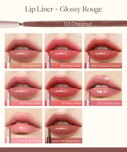 Glossy Rouge & Lip Liner Duo