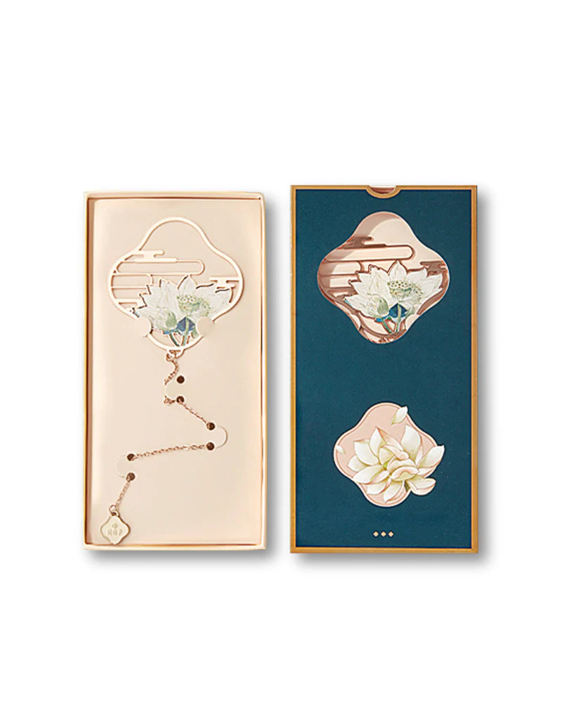 Florasis Metallic Lotus Bookmark - 2pcs